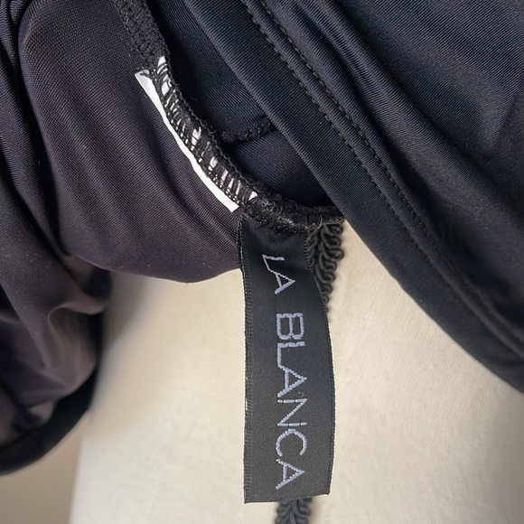 La Blanca Tankini Twist Swim Top 
Black .Excellent Condition - Picture 4 of 5